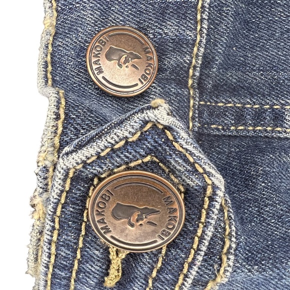 Makobi Jean Jacket With Suede Arms - Picture 9 of 11